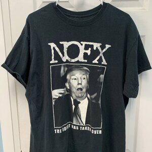 RARE NOFX "The Idiot Has Taken Over" Donald Trump T-Shirt